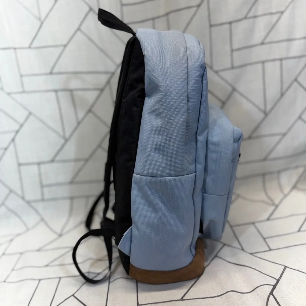 JanSport Right Pack Backpack One Size Light Blue Suede Bottom Classic School Bag